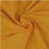 Kvalitex Jersey sheet deep yellow 90 × 200 cm - Bedsheet