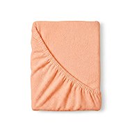Kvalitex Terry sheet 160 × 200 cm salmon - Bedsheet