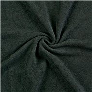 Kvalitex Terry sheet 160 × 200 cm black - Bedsheet
