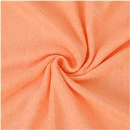Kvalitex Terry bed sheet salmon 100 × 200 cm - Bedsheet