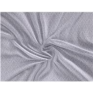 Kvalitex Satin sheet Luxury Collection 100 × 200 cm Orient grey - Bedsheet