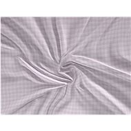Kvalitex Satin sheet Luxury Collection 100 × 200 cm Káro purple - Bedsheet