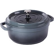 KingStyle Pot with lid with non-stick surface 4 l grey - Pot