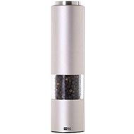 AdHoc Electric pepper or salt grinder eMill, CeraCut, plastic steel acrylic grey light 21,5 cm - Spice Grinder