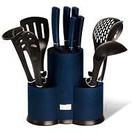 BERLINGERHAUS Set of knives and kitchen utensils in stand 12 pcs Aquamarine Metallic Line - Knife Set