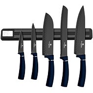 BERLINGERHAUS Knife set with magnetic holder 6 pcs Aquamarine Metallic Line - Knife Set