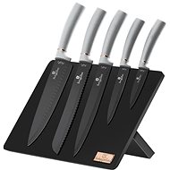 BERLINGERHAUS Set of knives with magnetic stand 6 pcs Moonligt Collection - Knife Set