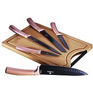 BERLINGERHAUS Non-stick knife set + cutting board 6 pcs I-Rose Edition - Knife Set