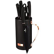 BERLINGERHAUS Set of knives in stand 7 pcs Black Rose Collection - Knife Set