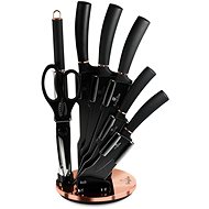 BERLINGERHAUS Set of knives in stand 8 pcs Black Rose Collection - Knife Set