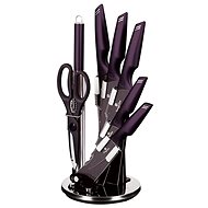 BERLINGERHAUS Set of knives in stand 8 pcs Purple Eclipse Collection - Knife Set