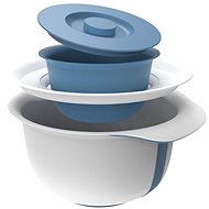 ROTHO Set of Fresh Baking dishes 1,2 l + 4 l white/blue - Bowl Set