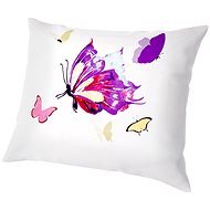 TEXTILOMANIE Pillowcase Lila butterfly 40 × 50 cm - Pillowcase