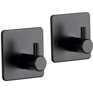 Wenko Set of 2 wall hooks Ureo, black - Hooks