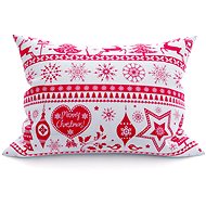 TEXTILOMANIE Pillowcase Christmas red 50 × 70 cm - Pillowcase