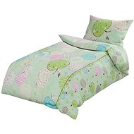 TEXTILOMANIA Cotton bed linen Colored apples green - Bed Linen