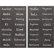 Gastro Paper Spice Labels, 32 Pieces, Assorted Types - Preserving Accessories