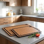 G21 EcoCut cutting board made of natural cellulose - set of 2, brown - Cutting Board