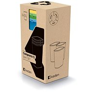 Prosperplast Waste bin COMPACTA Q SORT set, volume 3×12 l - Rubbish Bin