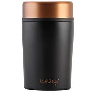 Vialli Design Food Thermos, black + rose gold, FUORI 8067, 500 ml - Termoska na jídlo