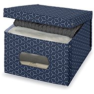 Domopak with lid Metrik dark blue, L - Storage Box