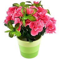 DOMMIO Azalea in ceramic pot 25 × 25 cm pink - Artificial Flower
