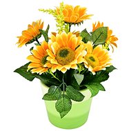 DOMMIO Sunflowers in pot 26 × 25 cm - Artificial Flower