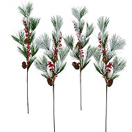 DOMMIO Pine branch with rhizome 70 cm, set of 4 - Artificial Flower