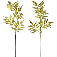 DOMMIO Branch shimmering gold 75 cm, set of 2 - Artificial Flower