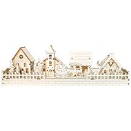 DOMMIO LED village light, 2 × AA, 12 × 40 cm - Christmas Decoration