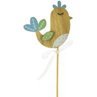 DOMMIO Wooden bird, blue - Easter Decoration