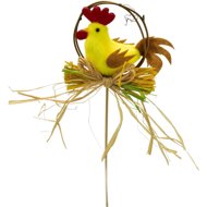 DOMMIO Rooster on the corkscrew 9 × 9/35 cm - Easter Decoration