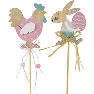 DOMMIO Bunny and hen set 2 pcs - Easter Decoration