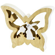 DOMMIO Butterfly with bunny 12,5 cm - Easter Decoration
