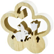 DOMMIO Flower with bunny 14 cm - Easter Decoration