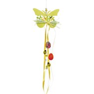 DOMMIO Velikonoční dekorace závěsná - Žlutý motýl, 45 × 10 cm - Easter Decoration