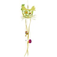 DOMMIO Velikonoční dekorace závěsná - Žlutá slepička, 45 × 10 cm - Easter Decoration