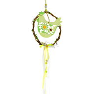 DOMMIO Velikonoční dekorace závěsná - Věneček, slepička, 30 cm - Easter Decoration