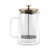 Vialli Design French Press, double wall 1000 ml, gold_DIVA 9286 - French Press