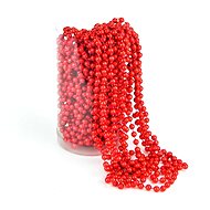 DOMMIO Christmas decorations - chain, pearl red, 1500 cm - Christmas Decoration