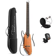 Donner HUSH-I - Mahogany Natural - Acoustic-Electric Guitar