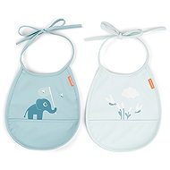 DONE BY DEER Tiny Elphee pocket bibs, blue, 2pcs - Bib