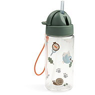 DONE BY DEER Tiny trails straw bottle, green, 350ml - Children's Water Bottle