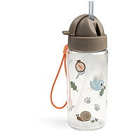 DONE BY DEER Tiny trails straw bottle, sand, 350ml - Children's Water Bottle