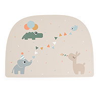Done by Deer ‘Celebration’ silicone placemat, sand - Placemat