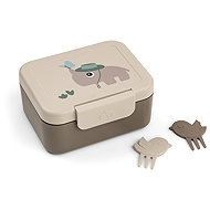 Done by Deer Small snack box with skewers – Tiny Trails, sand - Lunch Box