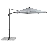 DERBY Garden Parasol RAVENNA SMART, 300cm, Grey - Sun Umbrella