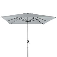 DERBY Garden Parasol Basic Lift NEO 2,5 × 2m, 827, Grey - Sun Umbrella
