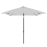 DERBY Garden Parasol TS Basic Push Up, 210 × 210cm, Grey - Sun Umbrella