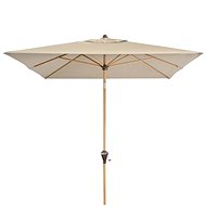 DOPPLER Garden Parasol ALU WOOD 210 × 140cm, 820, Natural - Sun Umbrella